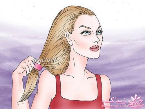 اموزش تصویری کوتاه کردن یک مدل مو به روشی جالب